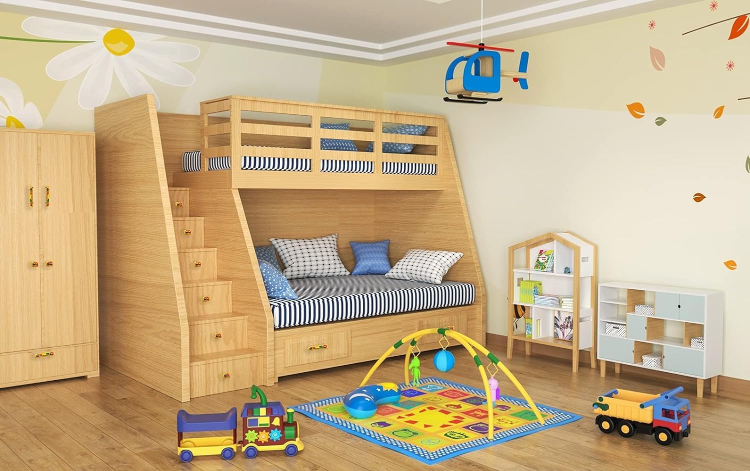 Tirador for armario de cocina, forma de dibujos animados, pomos de goma suave for niños, niñas, niños, tiradores de armario/perillas de cajón for armarios de guardería, paquete de 6 (luna azul) ( Colo