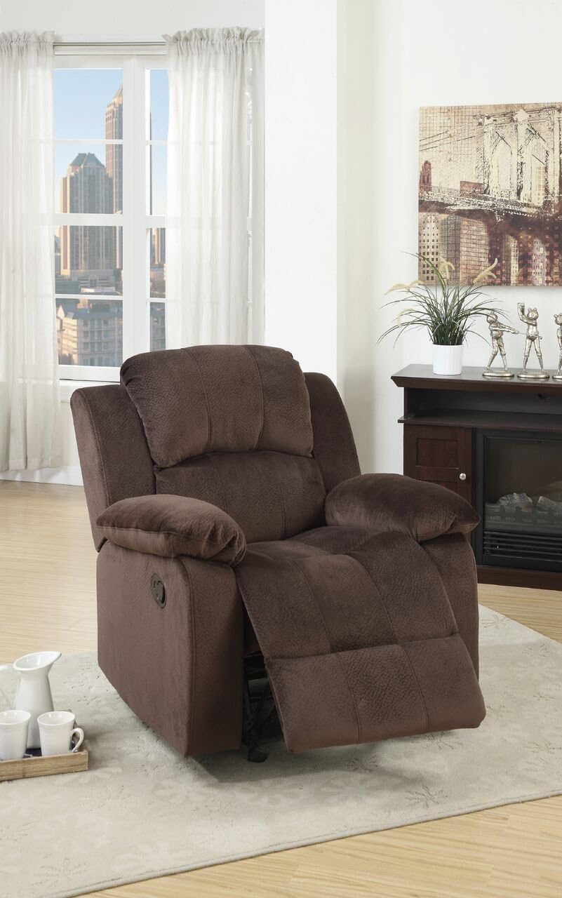 Poundex Recliners, Chocolate