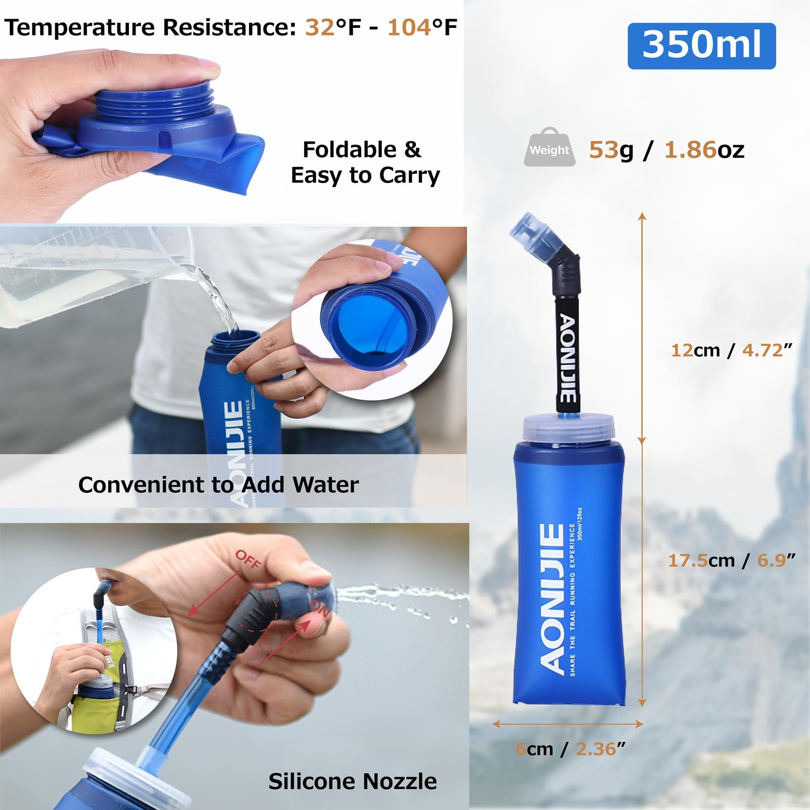Azarxis Mochila de hidratación de 5 L 5.5 L para correr, mochila ligera ajustable para hombres y mujeres, ciclismo al aire libre, carrera, maratón, senderismo, ciclismo (gris,mochila de 5.5 L)