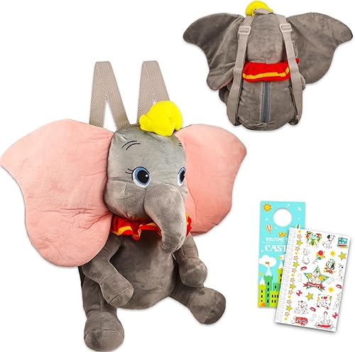 Miniatura 1 de Beach Kids Dumbo - Juego de regalo de peluche con correas de transporte, tatuajes temporales de Dumbo, más  Regalos de dumbo