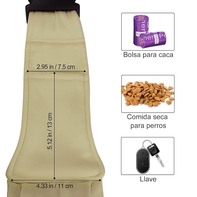 Foto 7 de 8 de PetLoft Transportin Perro Pequeño,Bolso Bandolera para Perro,Ajustable Bolsa de Hombro Cruzada para Perro…