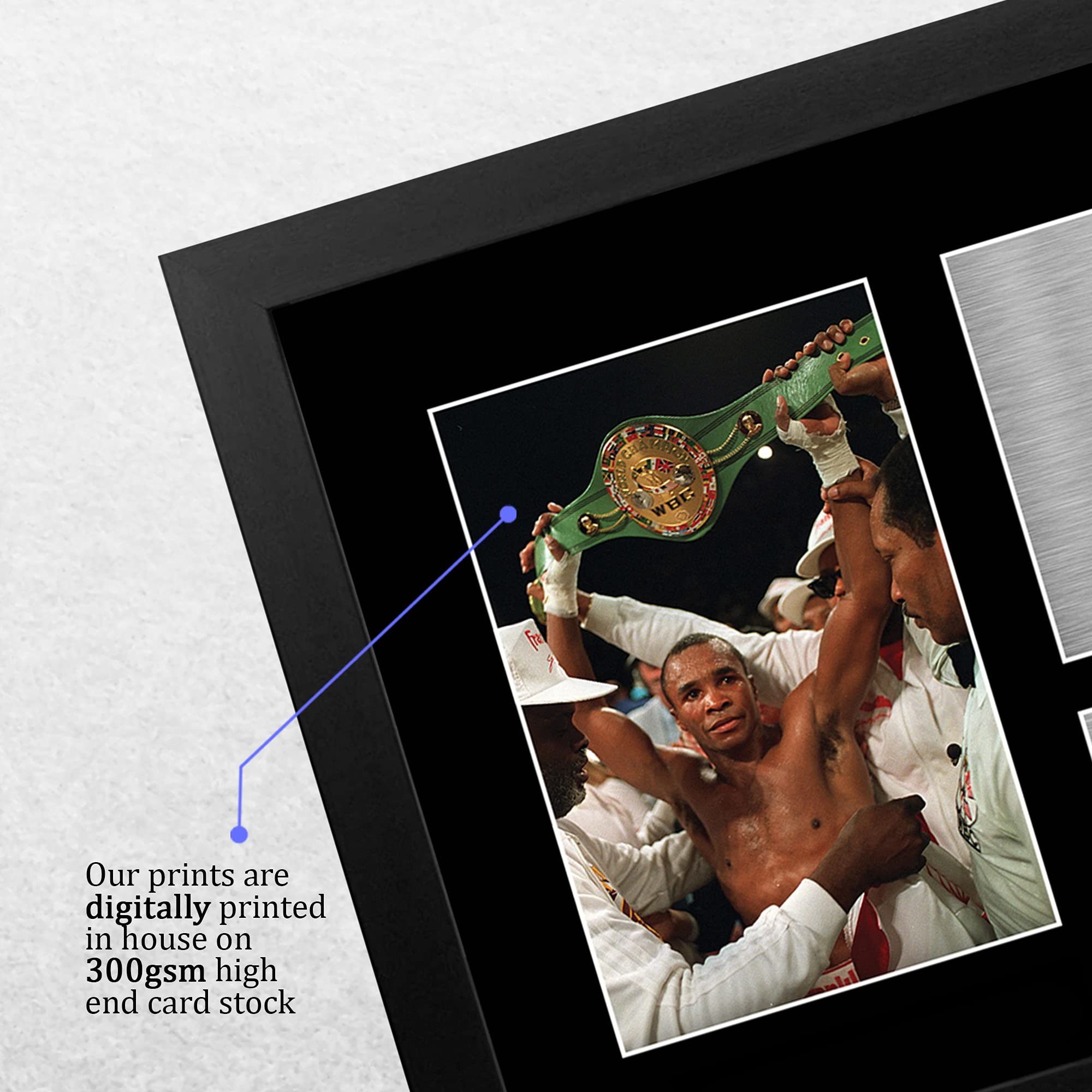 HWC Trading Sugar Ray Leonard Boxing Framed Gifts El Salvador