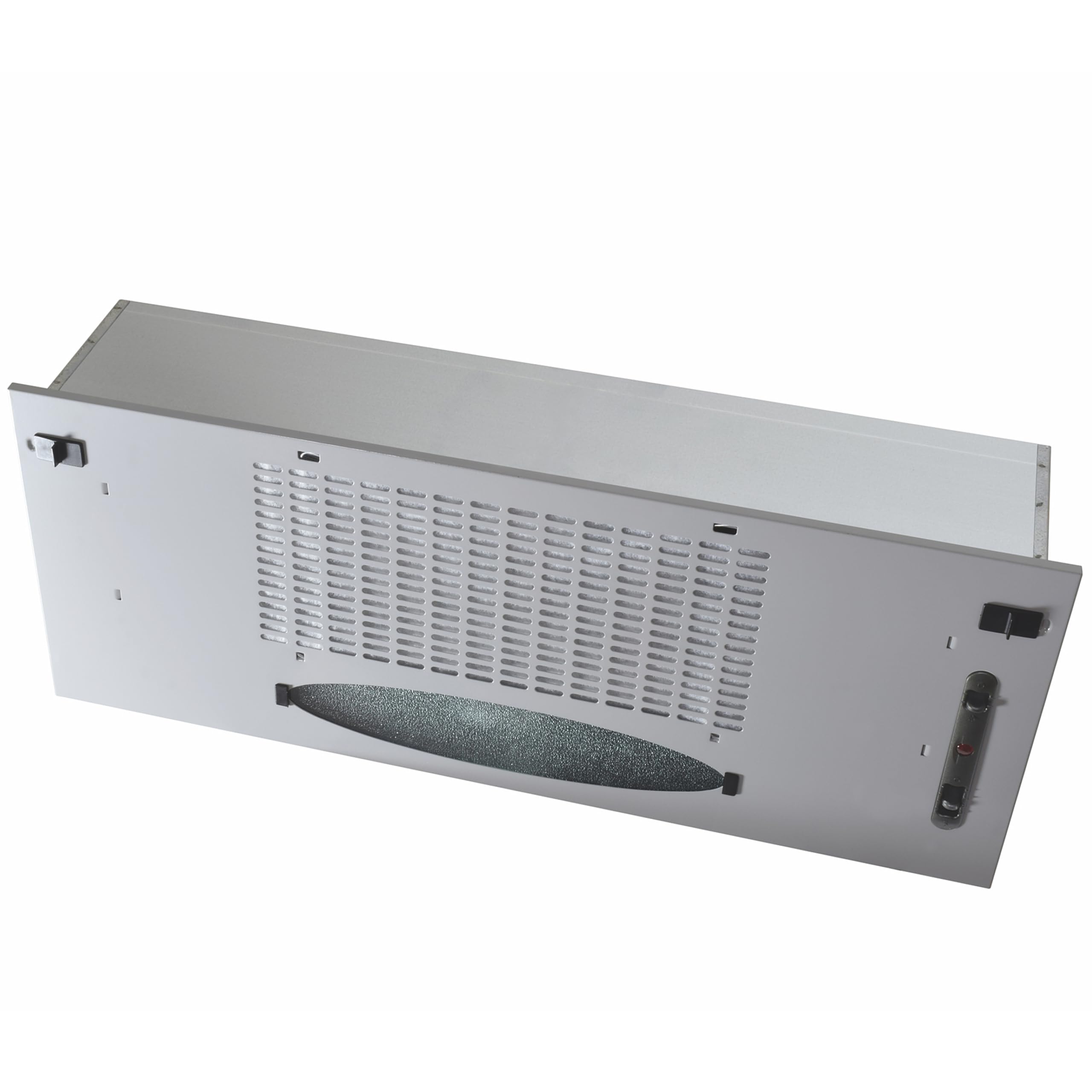 Cappa Gruppo Incasso CP BASIC 60 K102R0188, Cappa Sottopensile 60 cm, MOTORE 263 m³/h, Comando Meccanico Slider LED 2.5W, Classe D, Finitura Grigia