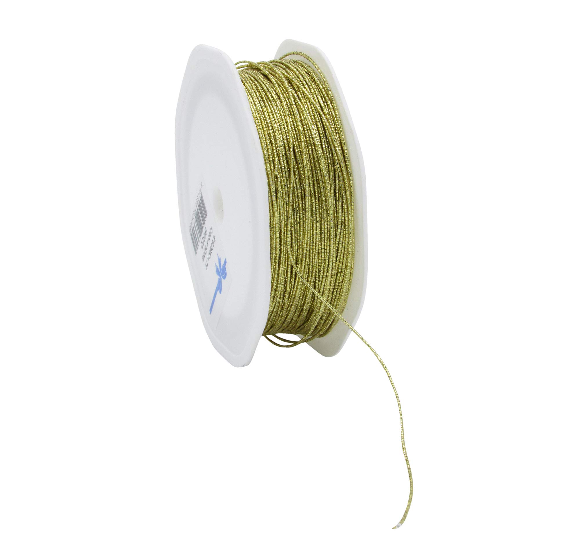 Ribbon Writer Silver Metallic Wired Cord/String 1Mm X 1 Metre Cut From Roll - Perfect For Use With The Bowdabra And Ideal For Christmas Wrapping Or Decoration!
