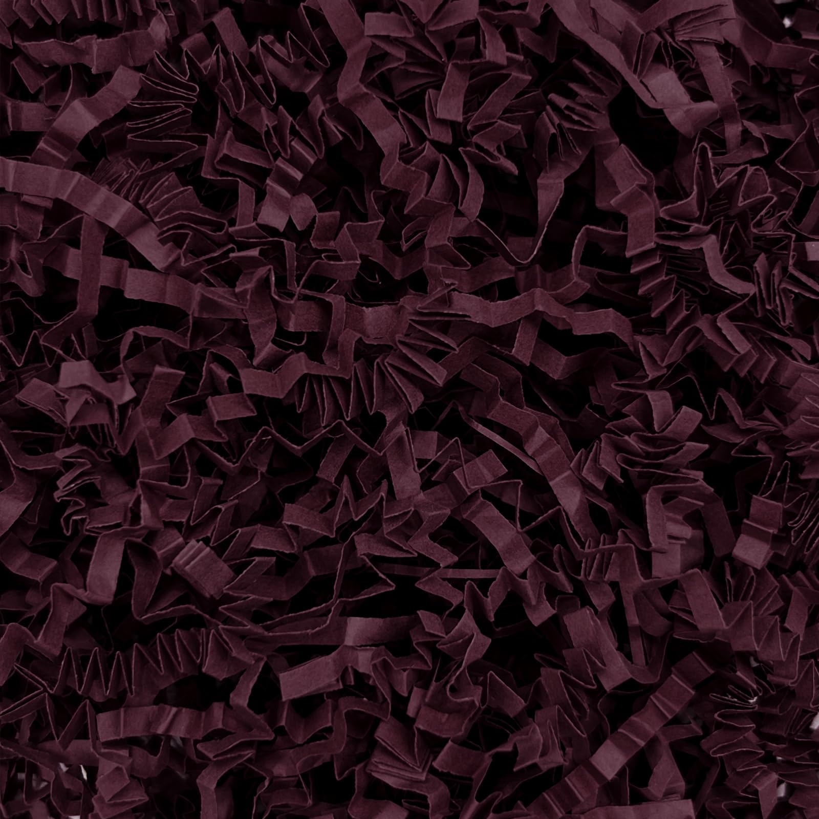 Burgundy Crinkle Cut Paper Shred Filler, 1 LB Basket Filler Shredded Paper, Confetti Stuffing for Basket Filling, Halloween, Thanksgiving, Christmas, Birthdays, Gift Wrapping, Stuffer Party Supplies
