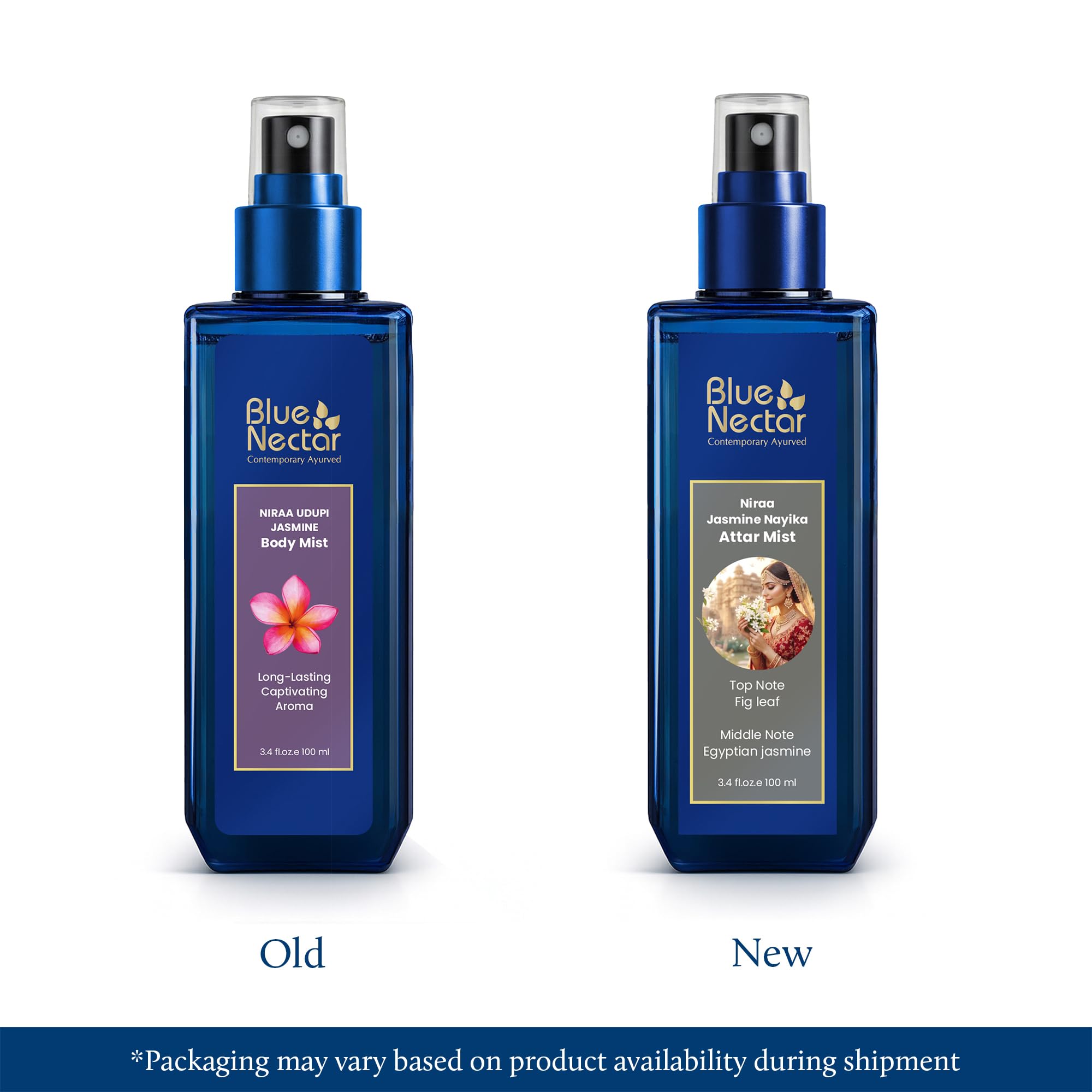 Blue Nectar Niraa Udupi Jasmine Body Mist para una frescura y relajación duraderas