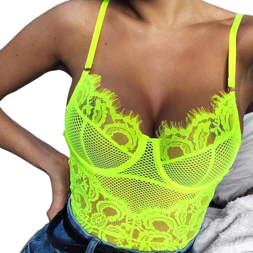 Women's Intimates Sexy Lingerie Sleepwear Lace Blackless Polyester Piece