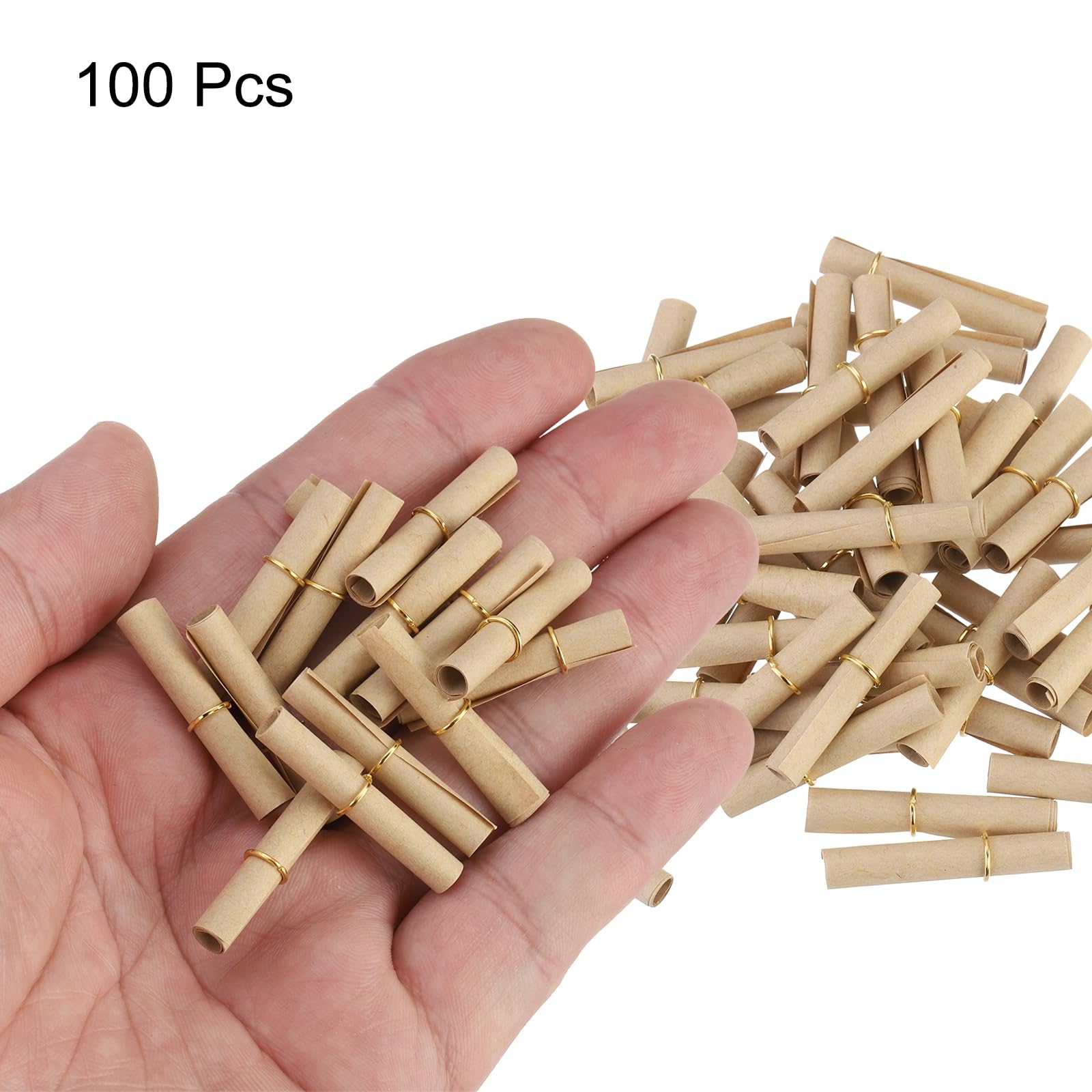 QUARKZMAN Tombola Lose 100 Stück - Bunte Mini Zettel Mit Metallring