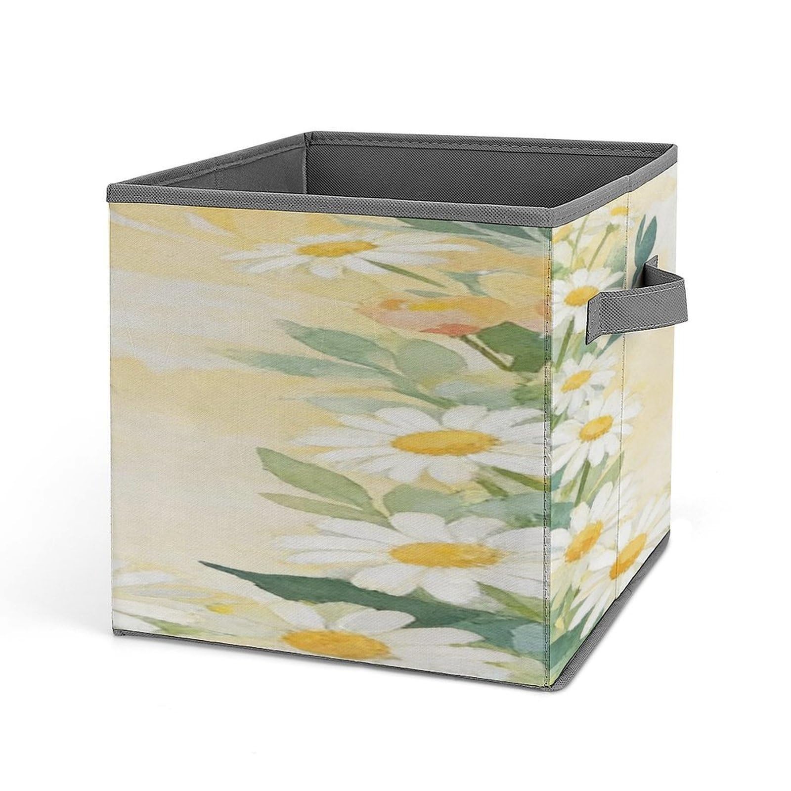 Fekiloot Style Daisy Wreath Storage Bins Storage Baskets