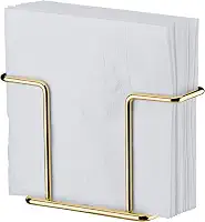 Porta guardanapos pequeno dourado - Linha Caffè - Future
