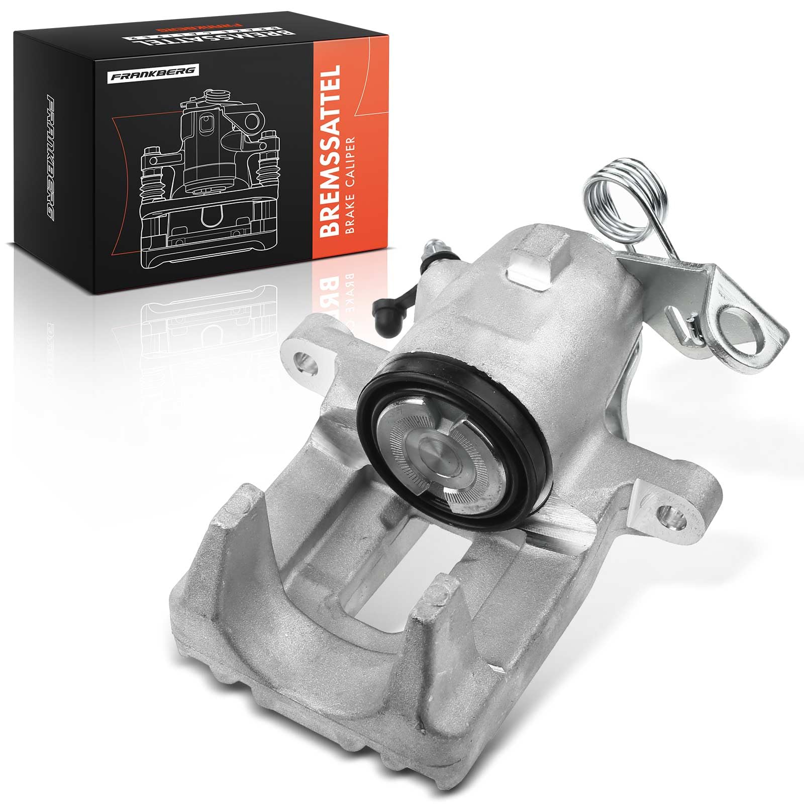 Frankberg Brake Caliper Disc Brake Rear Right Aluminium Compatible with O.c.t.a.v.i.a I 1U2 O.c.t.a.v.i.a I Estate 1U5 B.o.r.a 1J2 1J6 Leon 1M1 Toledo II 1M2 Replace# 1J0615423A