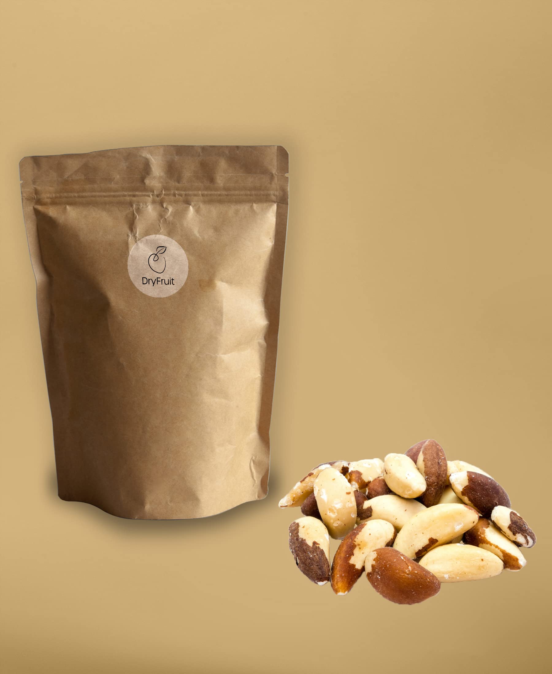 Dry-Fruit - Paranüsse 1 Kg aus Bolivien | unbehandelt, roh und naturbelassen | ungeröstet | ungesalzen | Paranusskerne 1Kg | knackig und frisch | gesunde Snacks