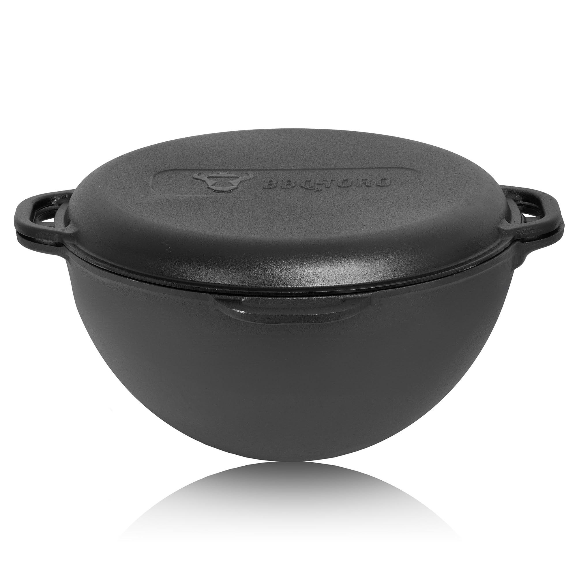 Kazan In Ghisa BBQ-Toro Da 12,1L - Pentola Tradizionale Per Cucinare Su Fuoco, Barbecue O Caminetto! - Foto 7