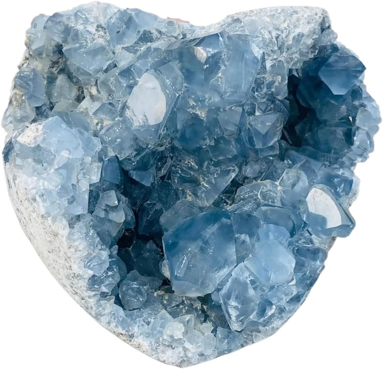 SXQWEPGOM 1pc 200-250g Blue Celestite Quartz Crystal