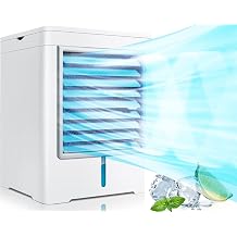Portable air conditioner, air conditioning unit portable, ac unit, 3-Speed 500ml Desktop Personal Cooling Fan, USB Powered Evaporative Cooler for Home, Office, Study, Bedrooms, Travel, Kitchen & Dorms