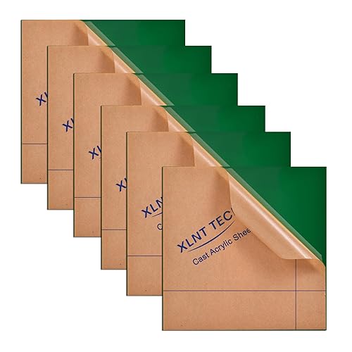 Miniatura 11 de 6 láminas de plástico acrílico fundido blanco opaco (no transparente) de 8 x 8 pulgadas (0.118 pulgadas de grosor), para letreros, proyectos