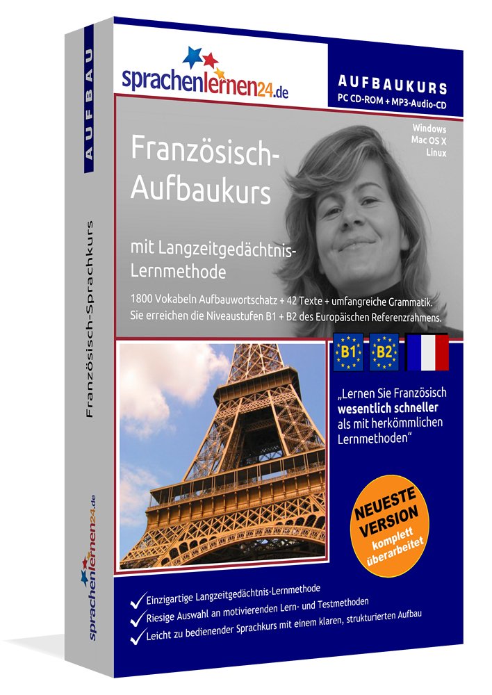 Sprachenlernen24.de Französisch-Aufbau-Sprachkurs: PC CD-ROM für Windows/Linux/Mac OS X + MP3-Audio-CD für MP3-Player. Französisch lernen für Fortgeschrittene