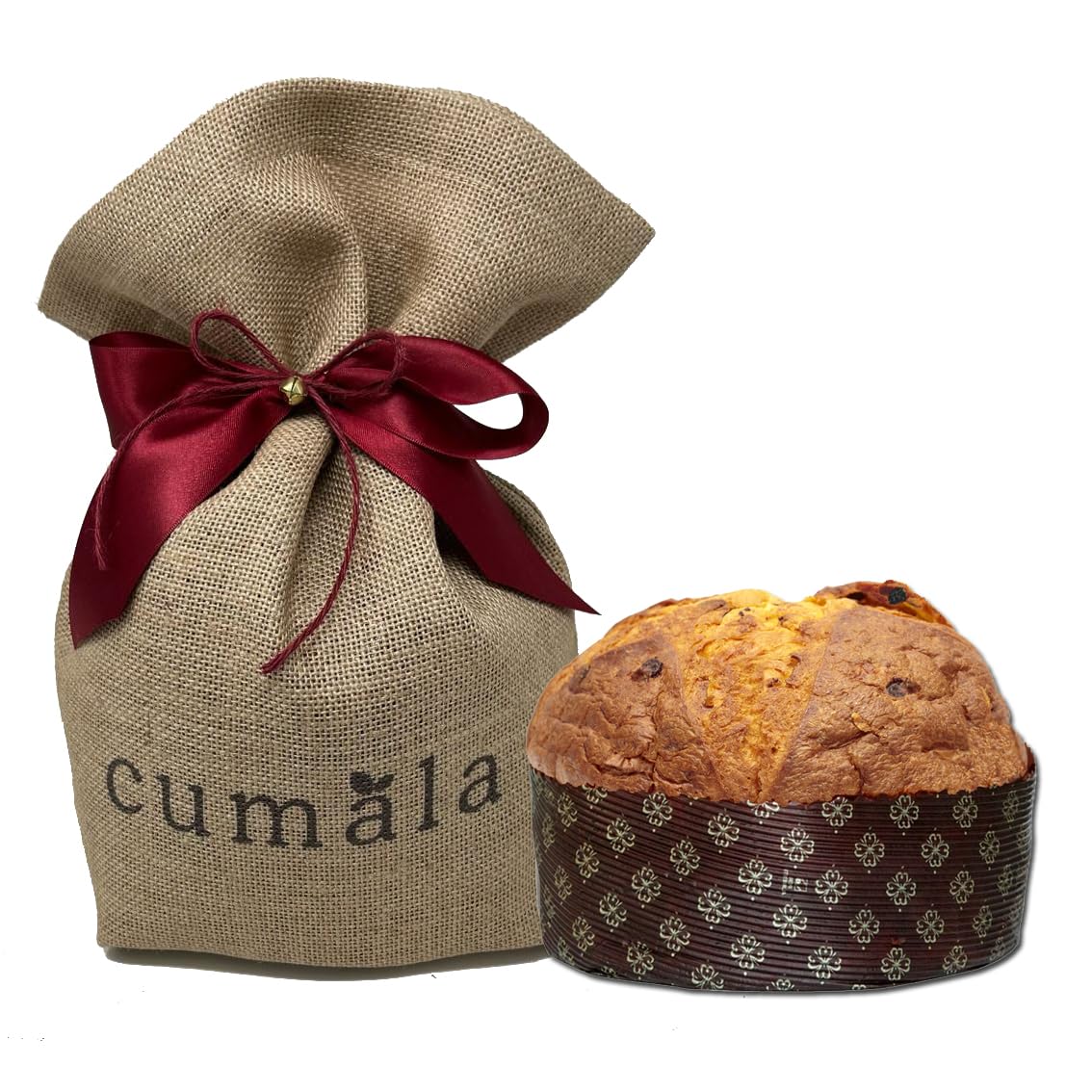 Cumala Traditioneller handwerklicher Panettone mit Rosinen und kandierten Früchten aus Sizilien 1 kg