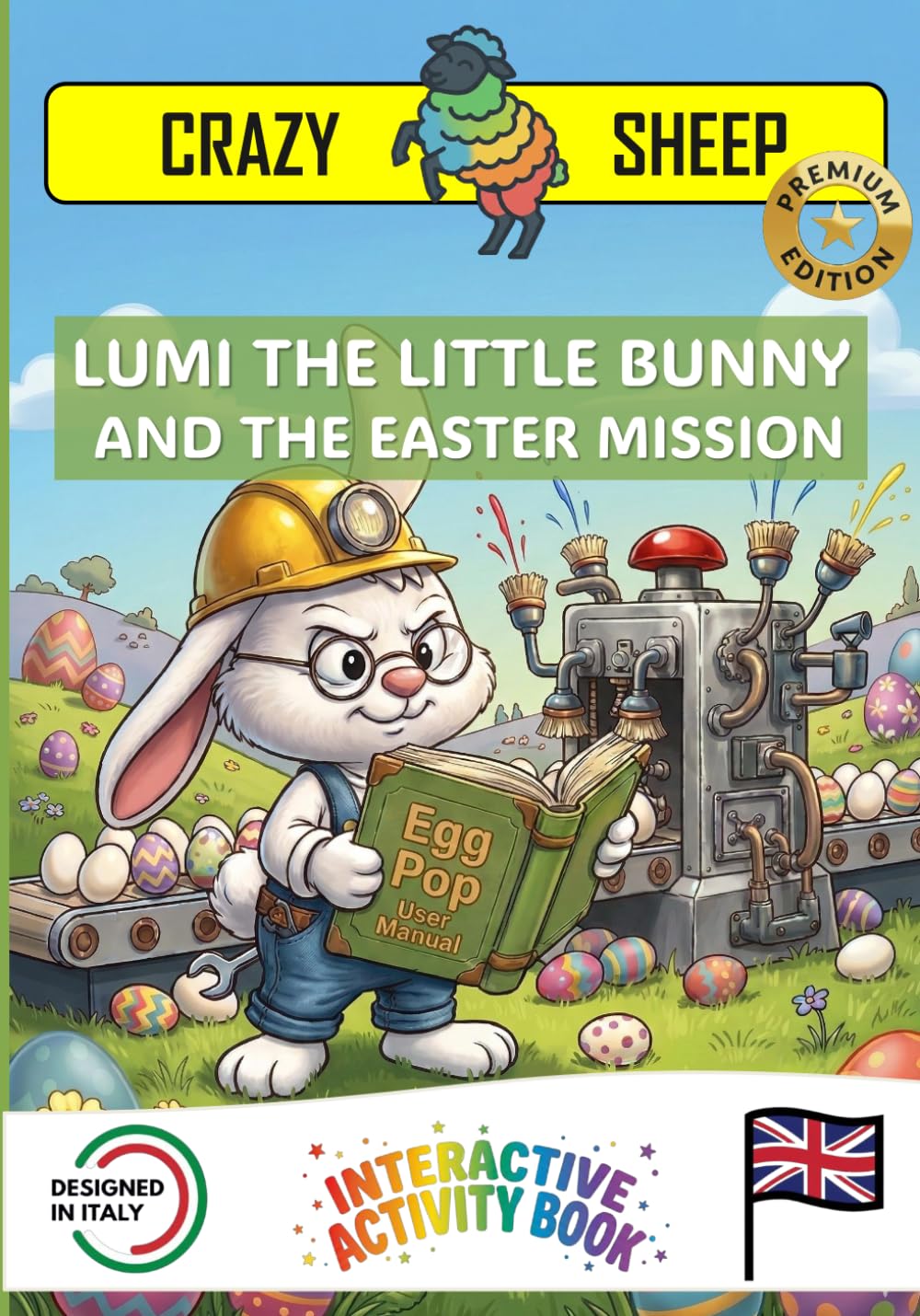 LUMI THE LITTLE BUNNY AND THE EASTER MISSION: - PREMIUM EDITION - A magical Easter mission: help LUMI color the eggs using only your hands! [EN]