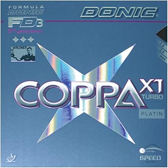 DONIC MAX AL051 Table Tennis Coppa X1 Tabo Soft Rubber Back Black