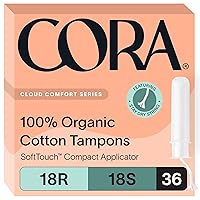 Algopix Similar Product 20 - Cora Organic Tampons Multipack 18