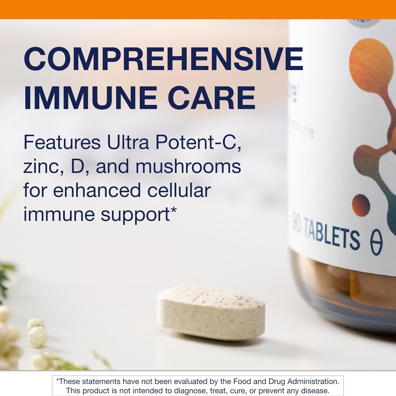 Metagenics ImmuCore - Immune Support with Vitamins C & D3, Zinc, Selenium & Mushroom Extracts* - Antioxidant & Respiratory Support* - Non‑GMO, Gluten‑Free - 90 Tablets - Image 3