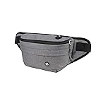 WATERFLY Fanny Pack Waist Bag: Large Crossbody Fannie Bum Belt Bag Hip Phanny Pack for Men Women Outdoor Sport Hiking Traveling Walking