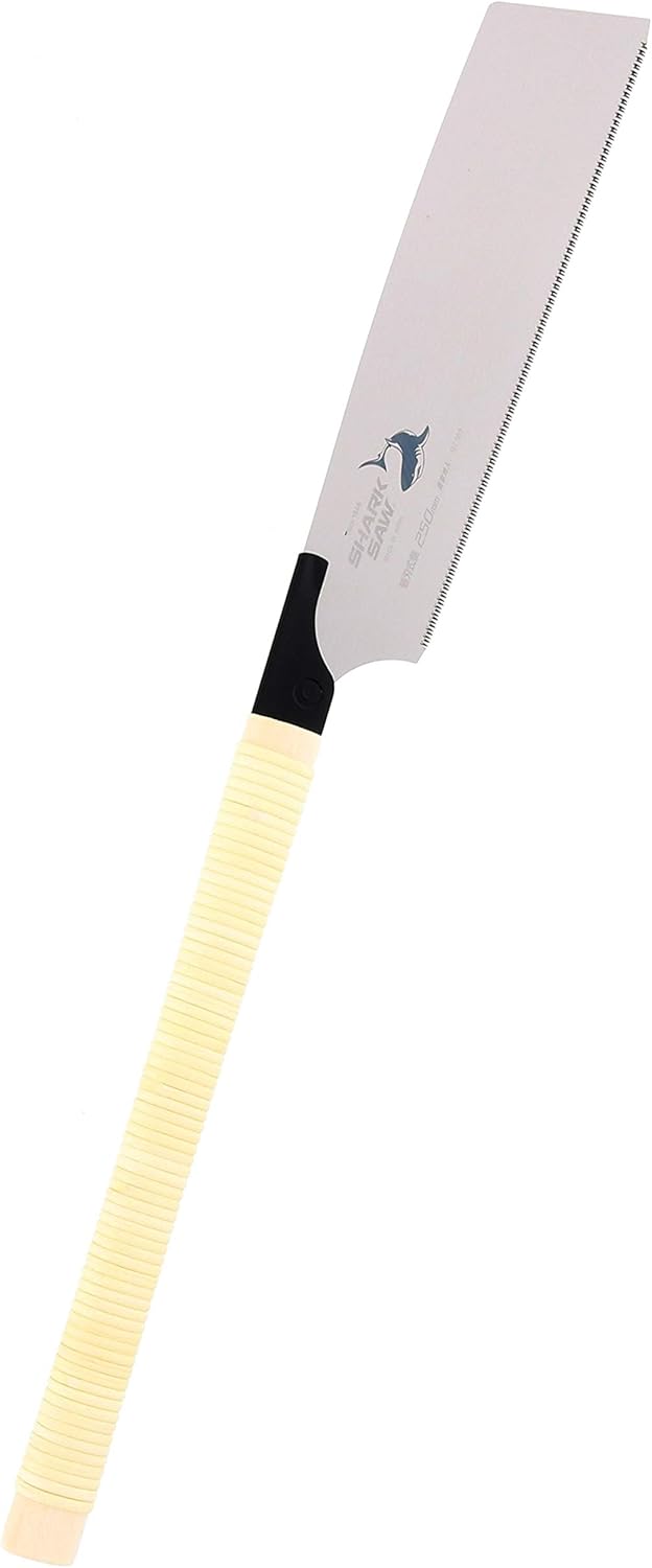 Takagi Woodworking Cutting Tool Japanese Kataba Pull Hand Saw 250mm Single-Edged Spare Blade Type Shark Saw, for all most kinds of wood
