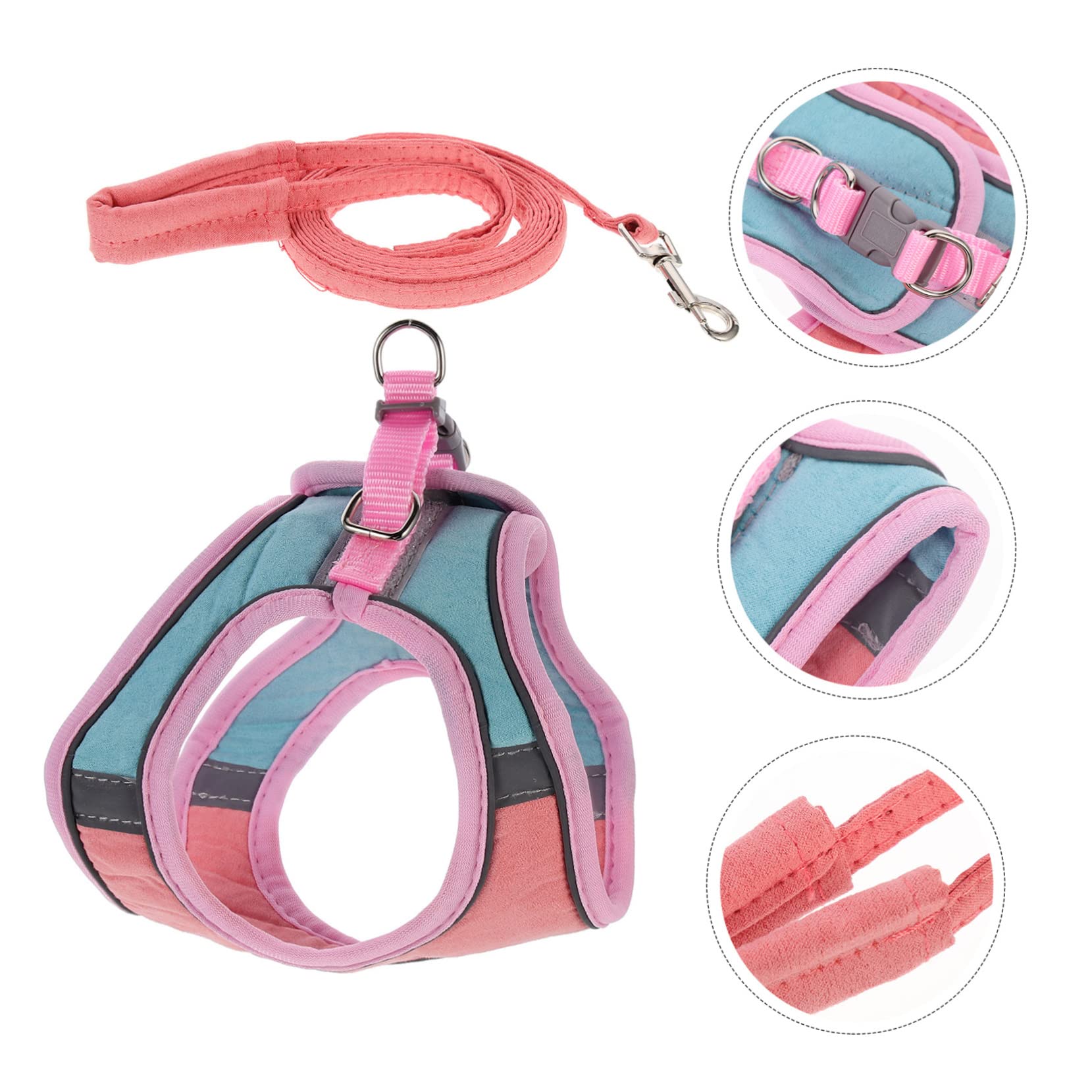 SUPVOX 4sets Pettorina Riflettente Per e Guinzaglio Per Passeggiate e Allenamenti All Design Pratico e Sicuro Per