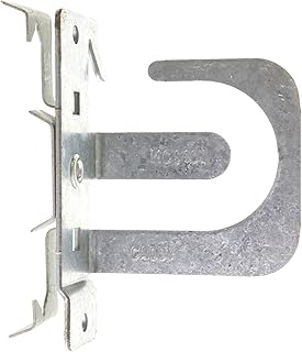 MC/AC Cable Support Bracket with Rod/Wire Clip, 10-3 to 8-3 MC/AC, 7 Capacity, 3/8-Inch Rod