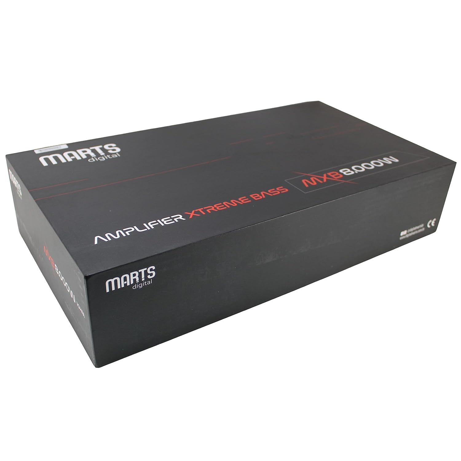Marts Digital 8000W Monoblock Class D Amplifier 1 Ohm w/Bass Knob MXB-8000-1