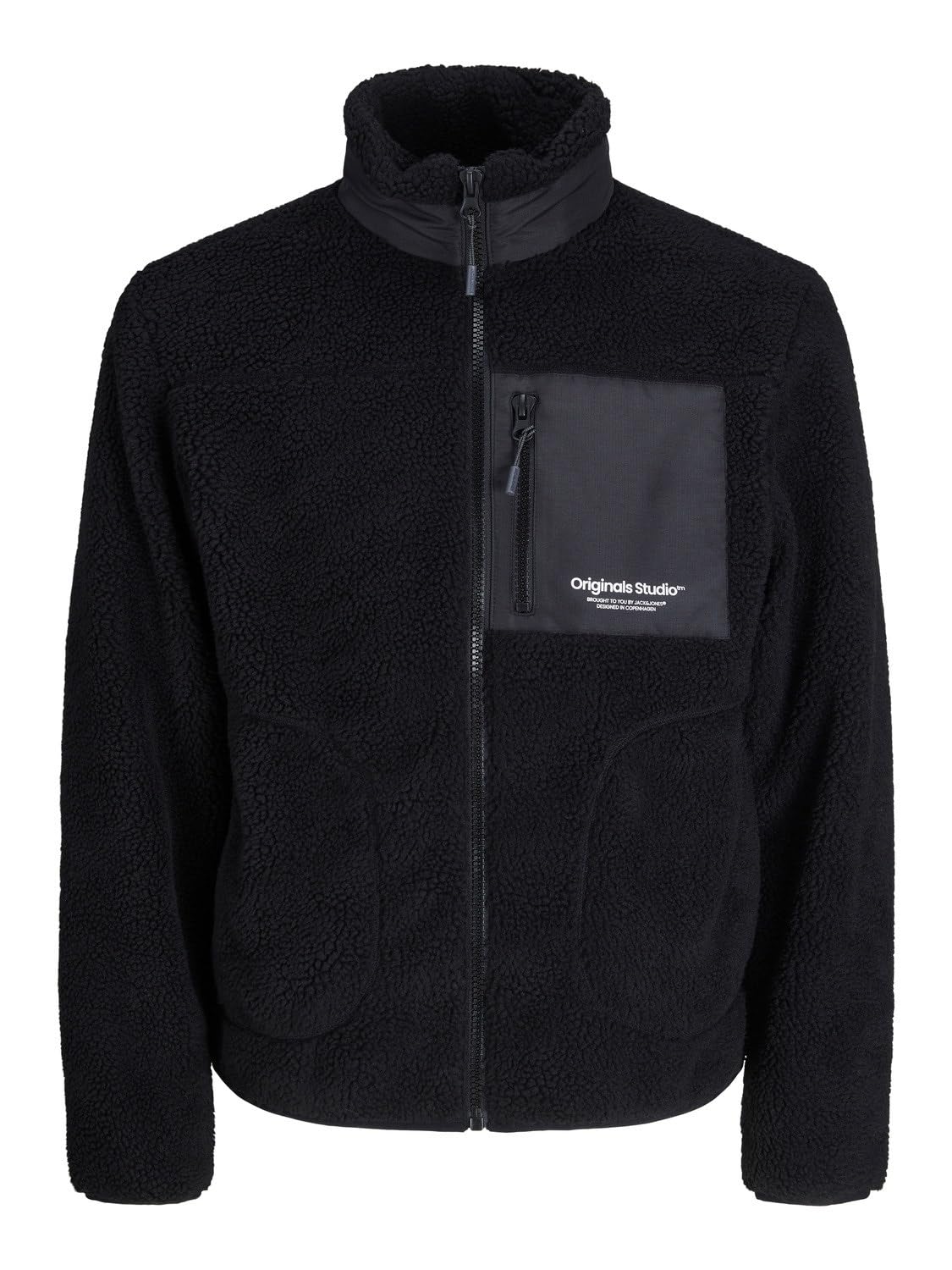 JORVESTERBRO TEDDY JACKET NOOS, Mont, Erkek, Siyah, XL