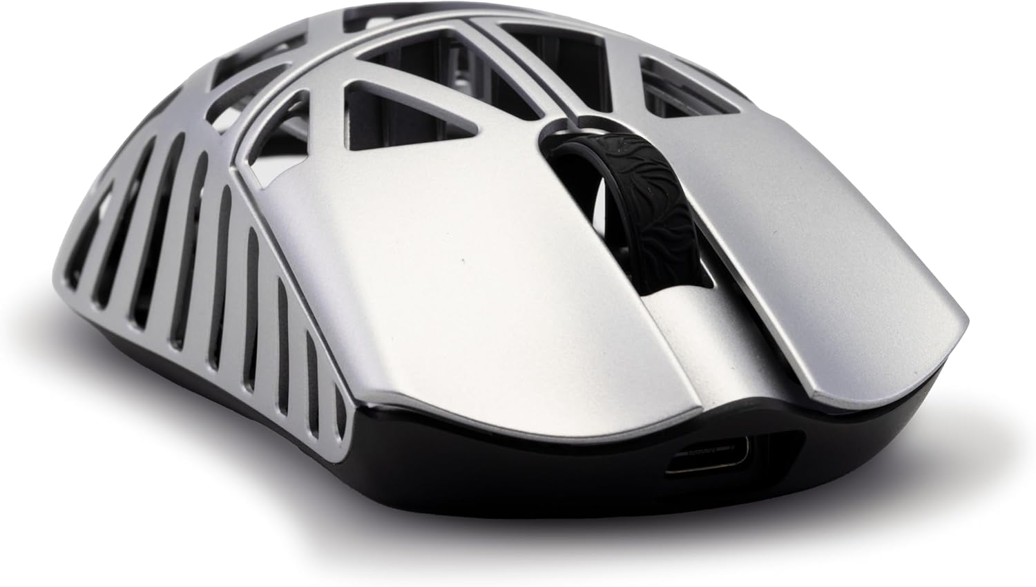 WLMOUSE Beast X Mini Pro Ultra-Light 34g Magnesium Gaming Mouse, PAW3950 HS Sensor, 8K Polling Rate, 30000 DPI,OM & TTC Switches, Customizable Side Panels.(Black(OM Switch-Side Slits))