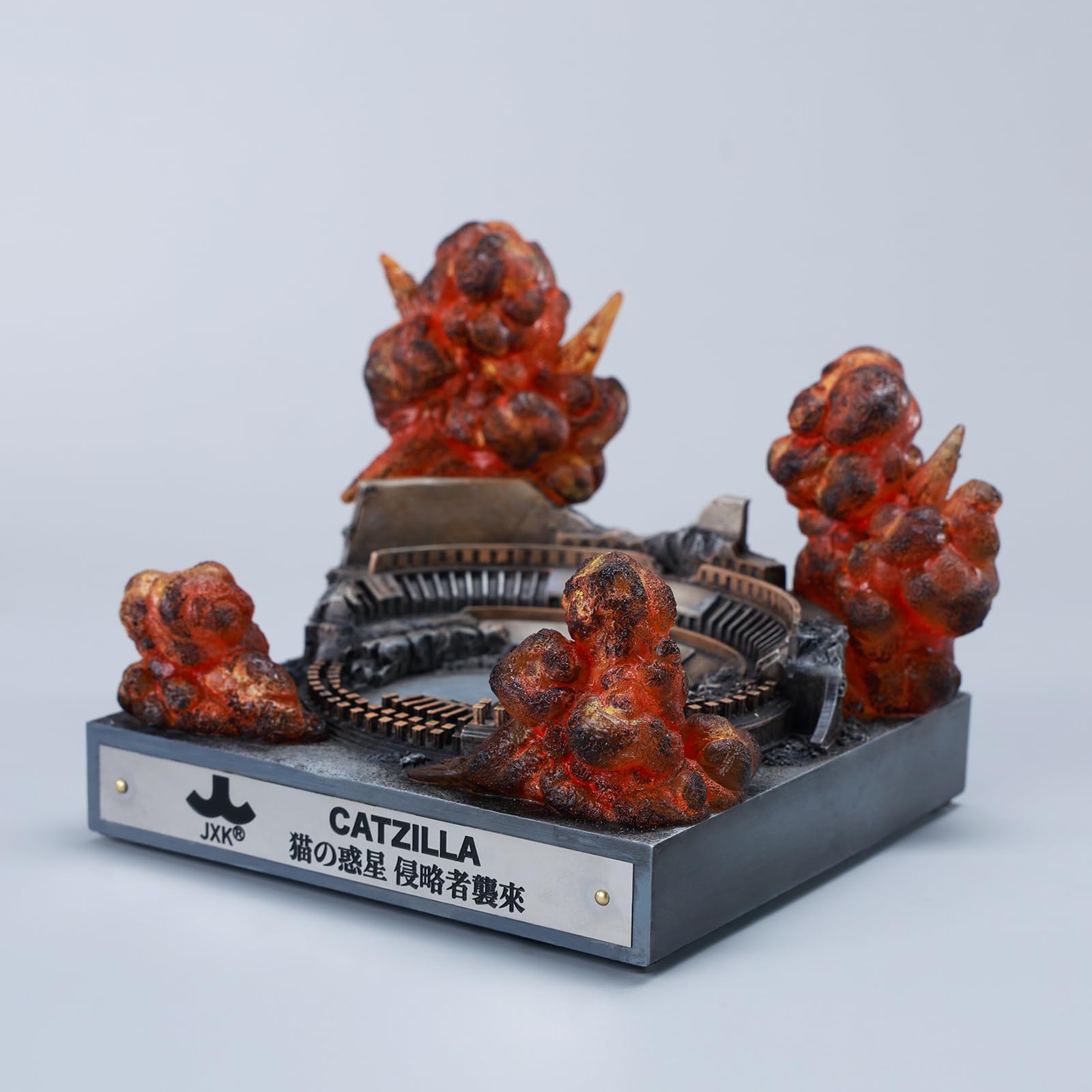 ものけさま Amazon.com: JXK MMOS X Catzilla Statue for Home Decor Meowzilla