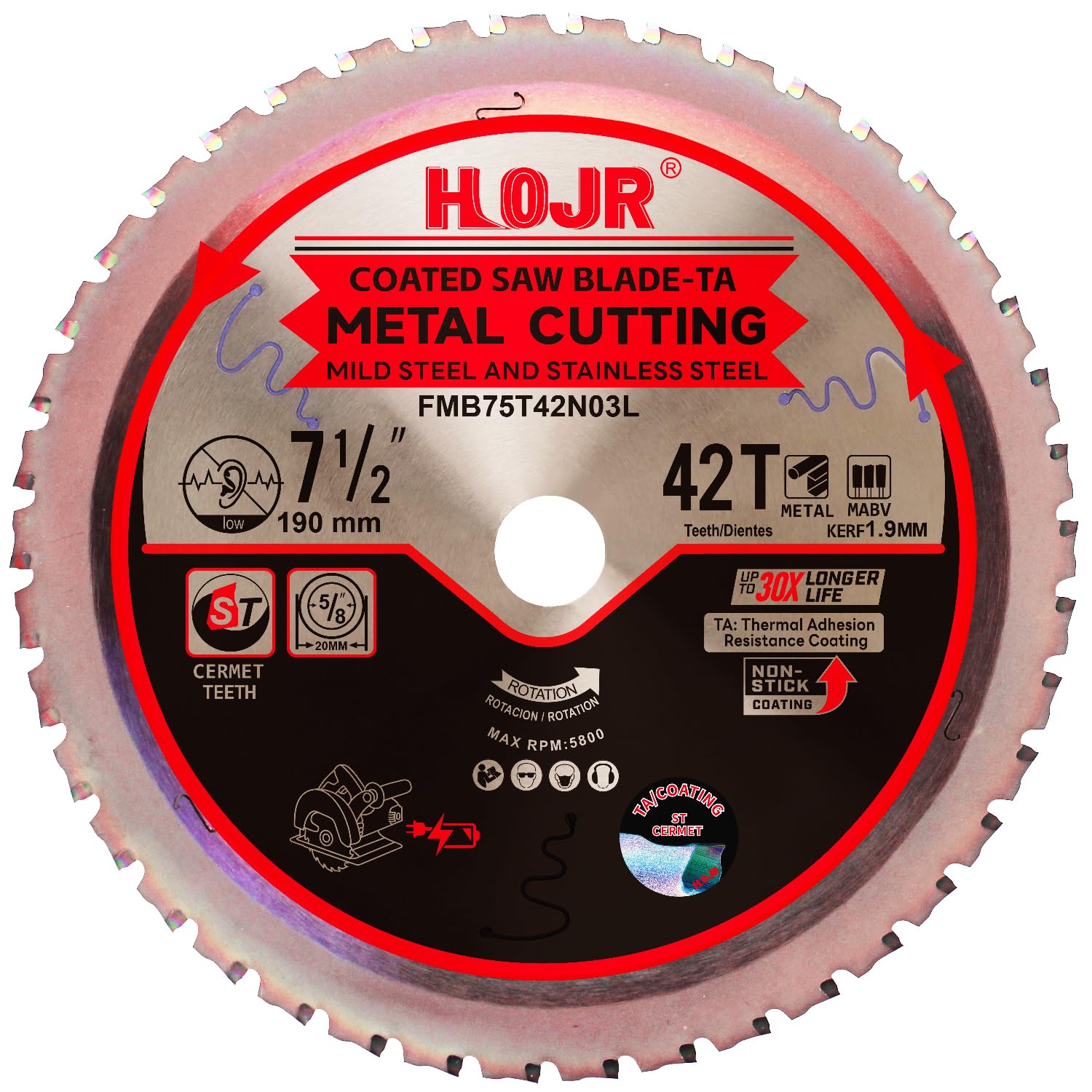 Metal Cutting Circular Saw Blade - 60 Tooth -12 Metal Cutting Circular Saw Blade - 60 Tooth -12