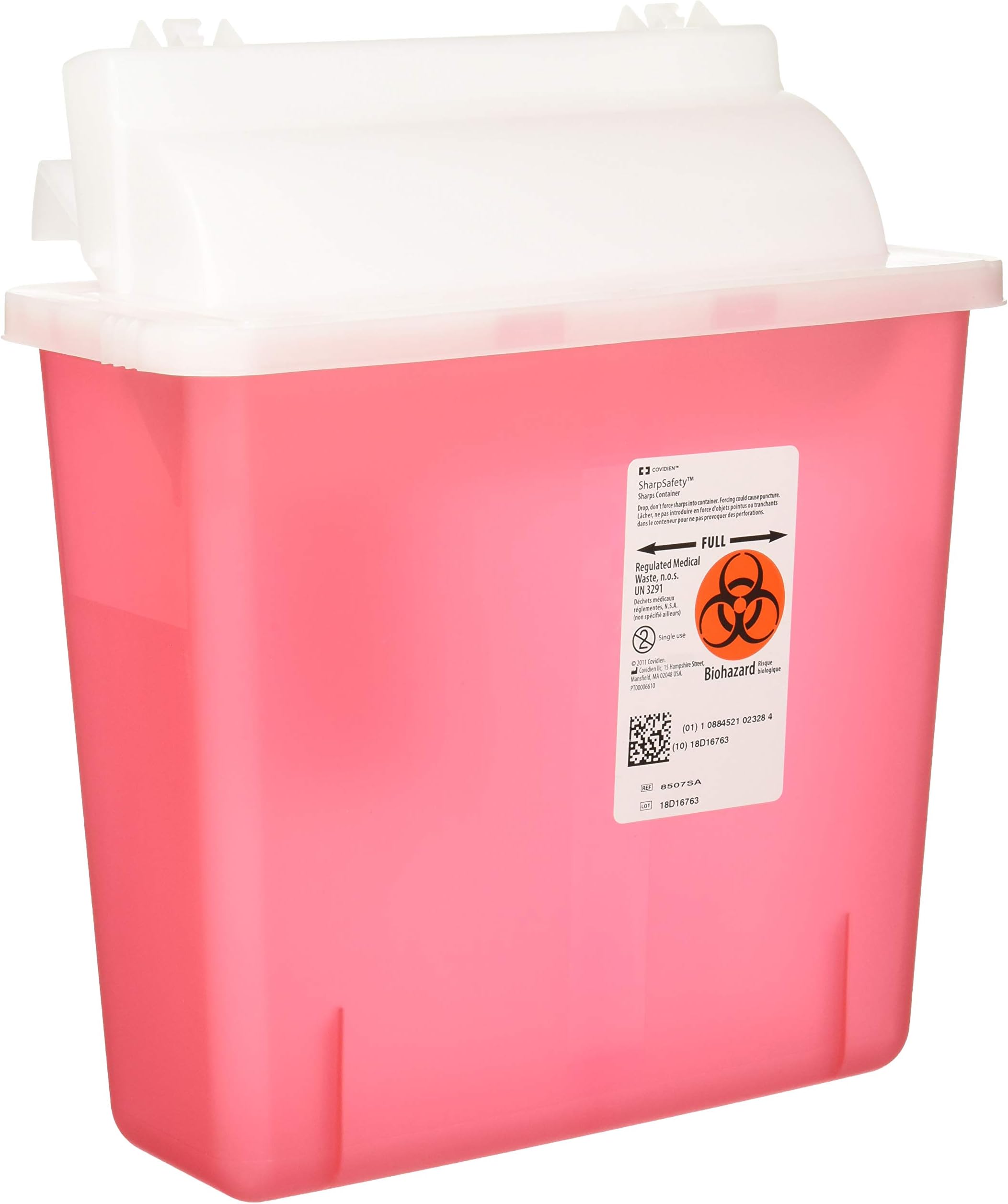 Container Sharpstar In-Room Mailbox Lid Red 5qt