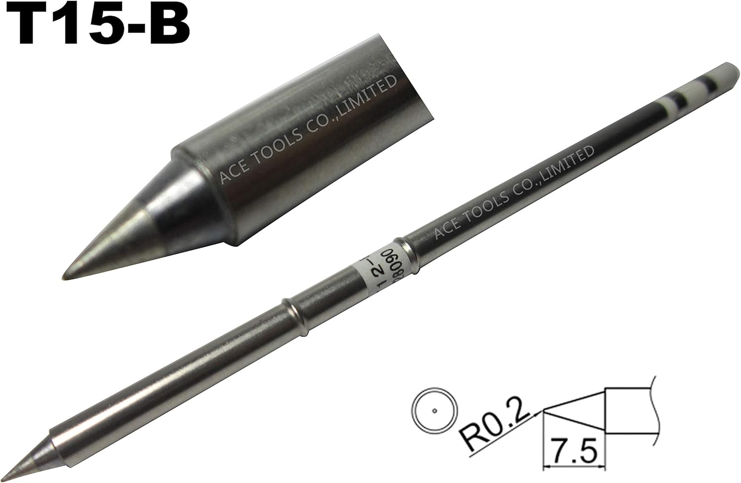 (20 Pieces) Replacement Soldering Tips for FX-951 FX-950 FX-952 FX-9501 FM-2028 FM2027 Solder Iron Tip