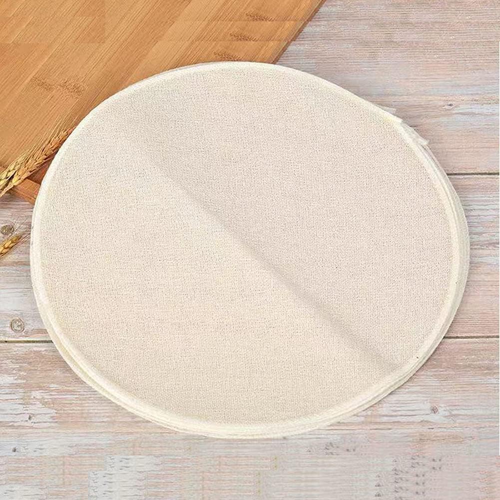12 Pcs Round Steamer Liners, 30CM/12Inch Reusable Non-Stick Cotton Steamer Cloth, for Steaming Dumplings, Pot & Air Fryer, Multipurpose Cooking Baking Tool - Image 2