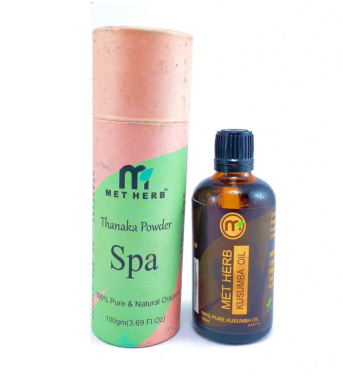 MET HERB Thanaka Powder 15g & Kusumba oil 15 ml for permanent hair removal/Eco Friendly packing-image-28