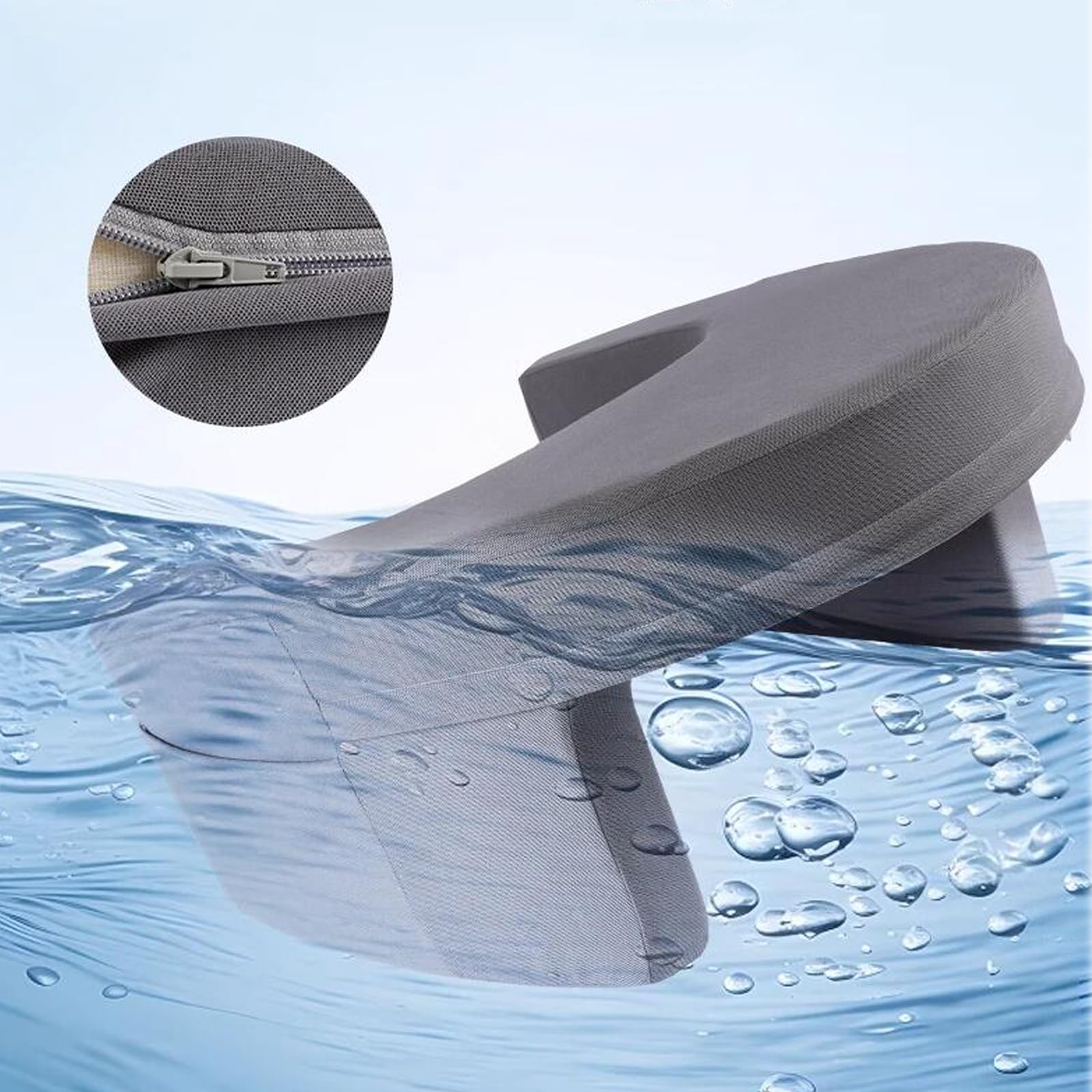 Cojin Lectura Cama - Espuma de Memoria Ergonómico Mesa Portatil Cama con Bolsillos Laterales, Tejido Antideslizante Mesa Ordenador Sofa para Bandeja Cama y Bandeja Sofa