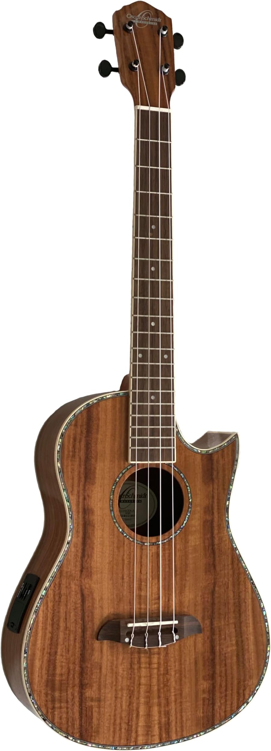 by Washburn OU55CE Baritone Acoustic-Electric Ukulele