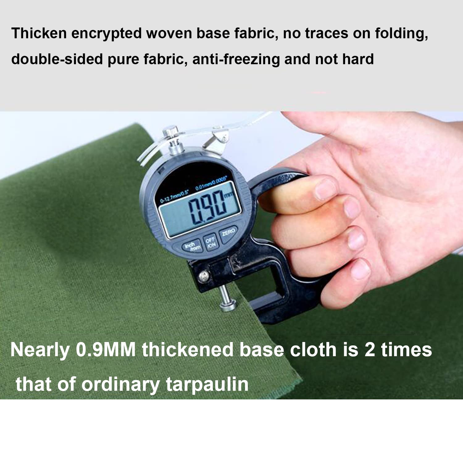 Bâche imperméable et résistante pour bateau, bâche en toile anti-poussière avec œillets, accessoires d'auvent d'extérieur, housse de tente polyvalente à suspendre