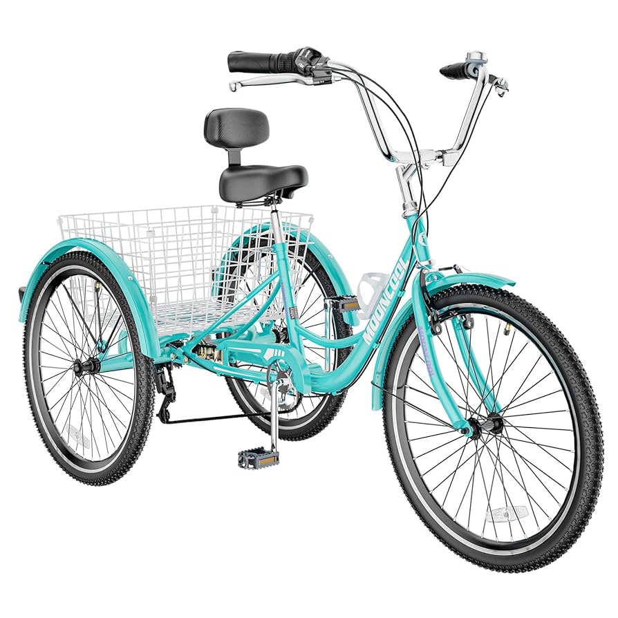 Amazon.co.jp: MOONCOOL(ムーンクール) 大人用三輪車 3輪 7速