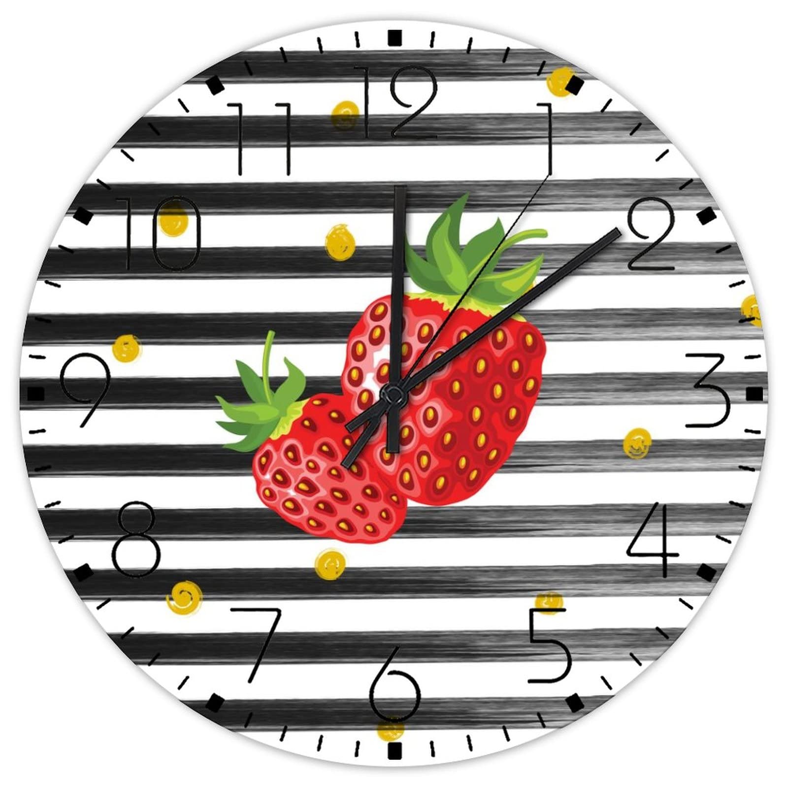 Horloge murale pour garderie et école lisible et totalement silencieuse