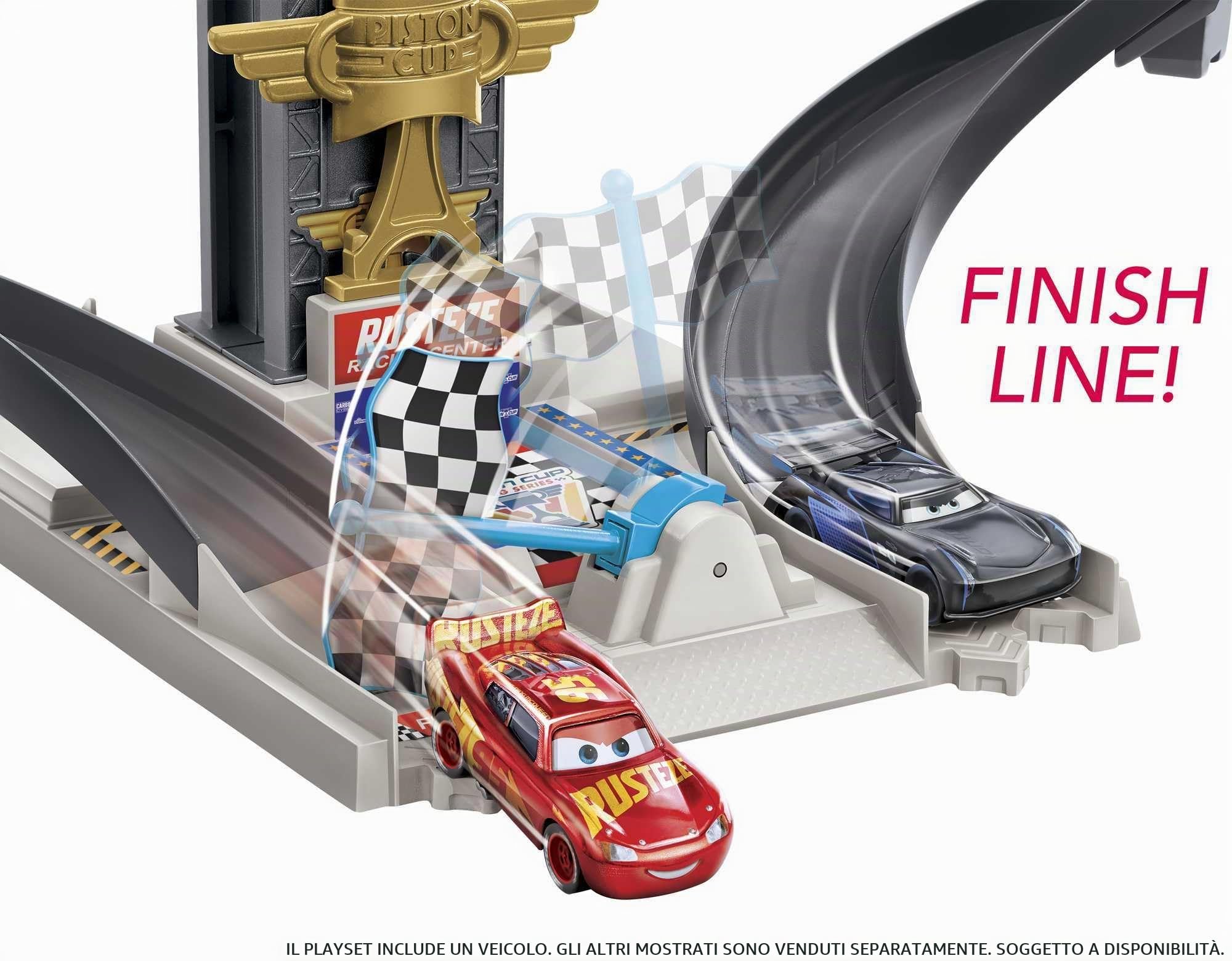 Cars Playset Pista Rust-Eze Torre Garage, Giocattolo per Bambini 4+ Anni, GJW42