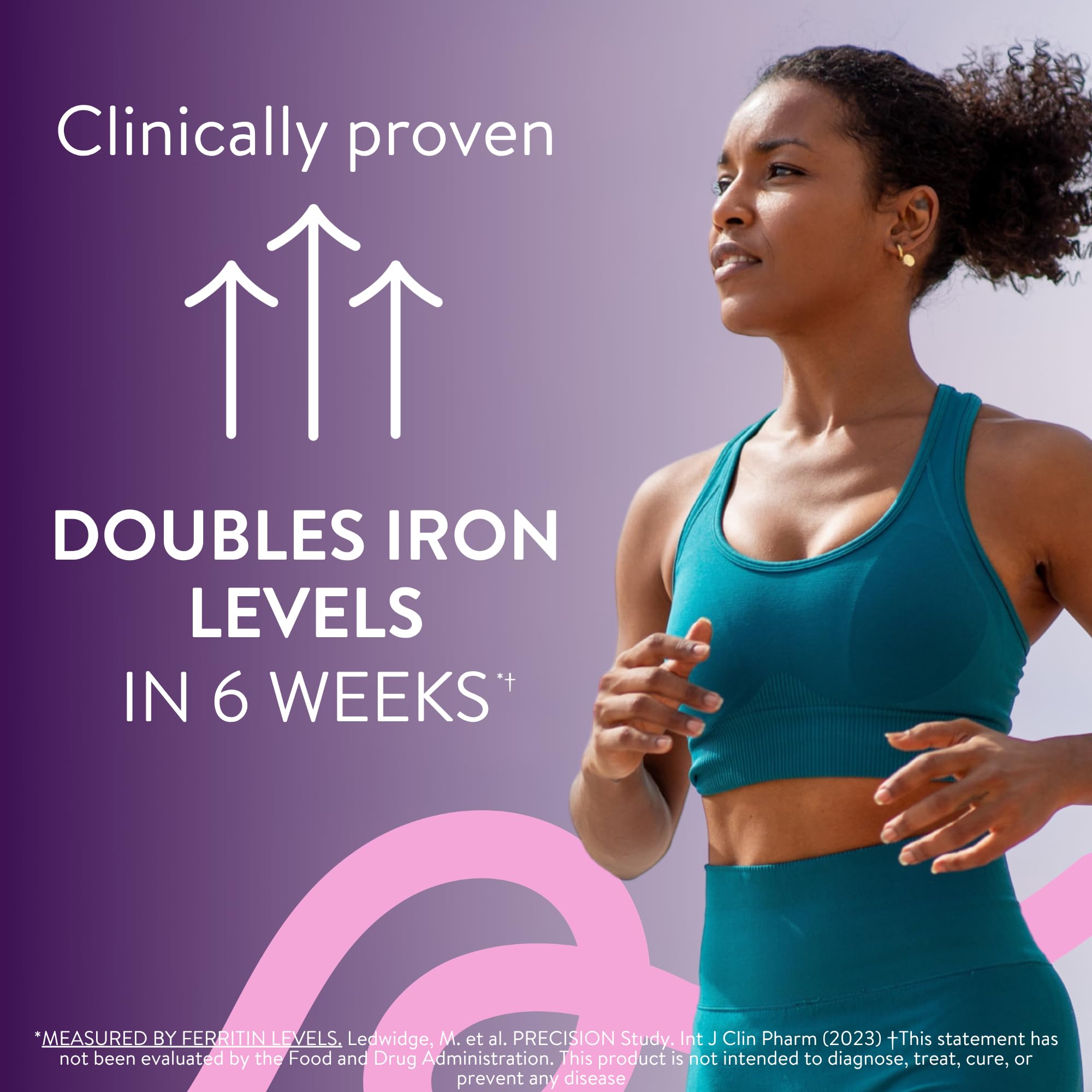 Active Iron Supplement 25mg + Multivitamin for Women, Gentle on Stomach — Amazon image 3