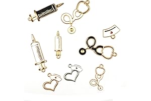 9-Piece Medical Charm Collection: Capturing the Essence of Healthcare