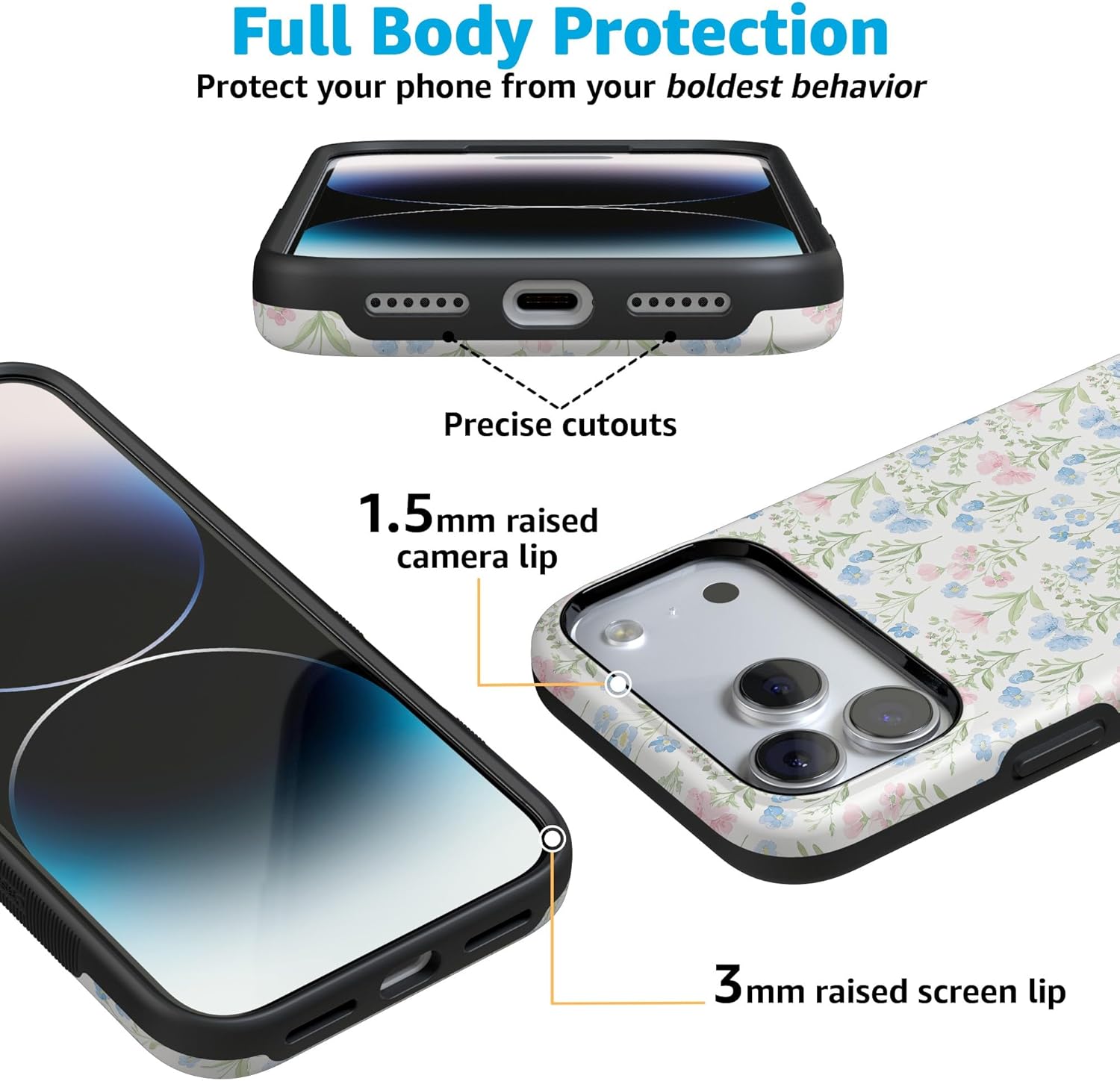 Casely iPhone 17 Pro Max Case | Pastel Garden | Sunday Best | Bold Protective Design | Compatible with MagSafe
