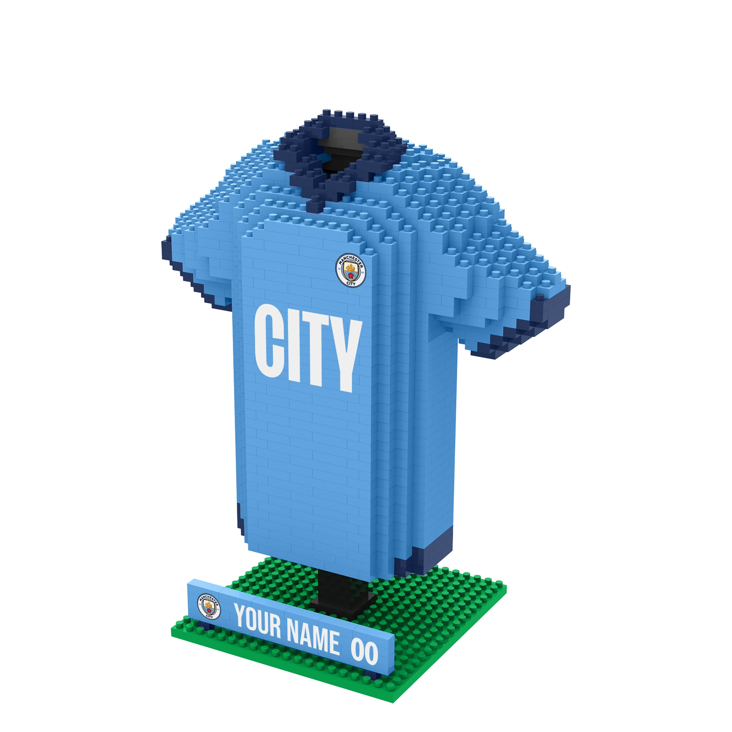 FOCO Maillot de bureau personnalisé de football 3D BRXLZ sous licence officielle (Manchester City FC (936 pièces))