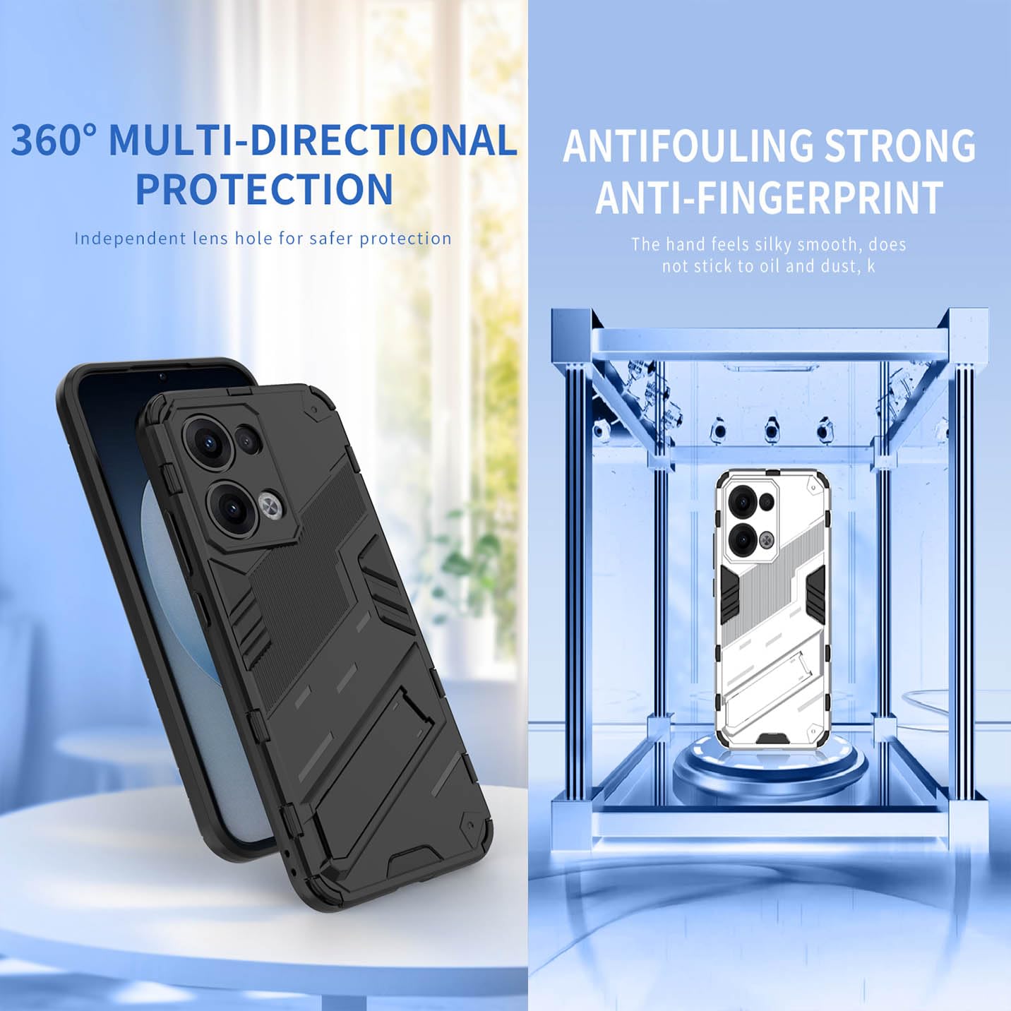 BORYA Cover Per Oppo Reno13 F 5G (4G)/Reno13 FS/13F/13FS, Silicone
